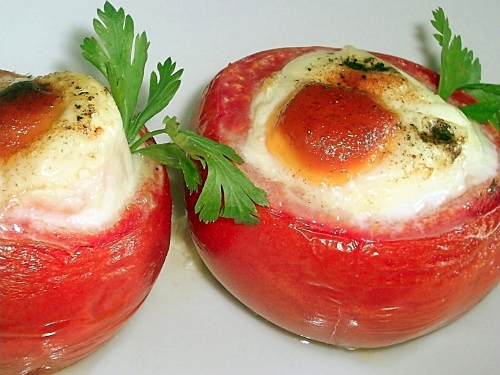 Фаршированные помидоры из духовки