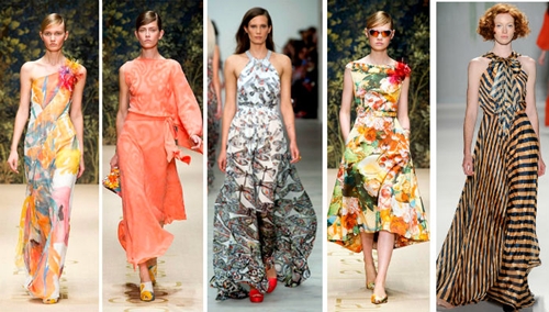 Модные тренды лета 2014 платья и сарафаны